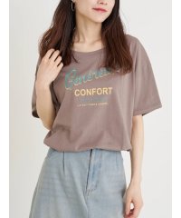 Re-J＆SUPURE/カラーロゴプリントTシャツ/508294000