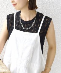 SHIPS WOMEN/〈手洗い可能〉ラッセル レース ノースリーブ/508294002