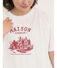 Samansa Mos2/建物プリントTシャツ/508294092