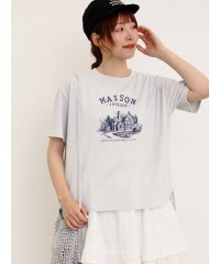 Samansa Mos2/建物プリントTシャツ/508294092