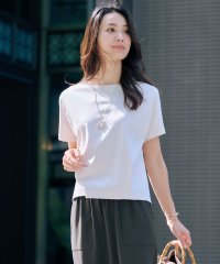J.PRESS LADIES/【WEB限定カラーあり・洗える】コットンスムース フレンチスリーブ カットソー/508294121