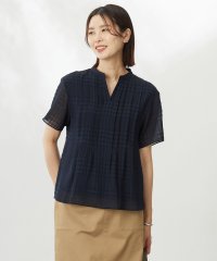 J.PRESS LADIES/【WEB限定カラーあり・洗える】シアーチェック カットソー/508294123