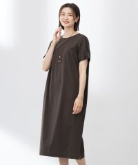 J.PRESS LADIES/【WEB限定カラーあり・洗える】コットンスムース ドルマンスリーブ ワンピース/508294126