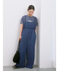 Samansa Mos2 blue/サマンサモスモス ブルー Samansa Mos2 blue ◎ワッシャーフリルボリュームサロペット/508294133