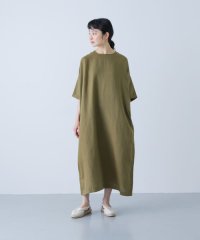 KAGURE/『2サイズ展開』リネンレーヨンワイドワンピース/508294167