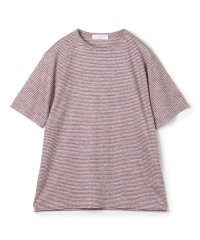 TOMORROWLAND MENS/リネン ボーダー ハーフスリーブカットソー/508294187