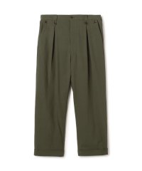 TOMORROWLAND MENS/コットン グラスツイル 1プリーツ ワイドパンツ/508294192