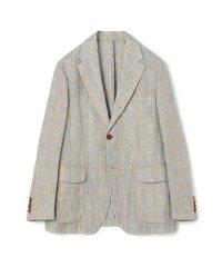 TOMORROWLAND MENS/リネン グレンチェック シングルブレステッド 3Bジャケット/508294195