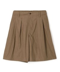 TOMORROWLAND MENS/コットンシャンブレー 2プリーツ ショートパンツ/508294196