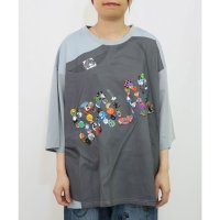 ScoLar/スカラー ScoLar ロゴバッヂトリックアート柄Tシャツ/508294571