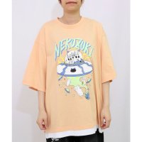 ScoLar/スカラー ScoLar ネコ好きおばけうさぎUFO柄Tシャツ/508294575