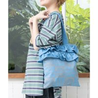 ScoLar/スカラー ScoLar スカ子と花柄のフリルトートバッグ/508294582