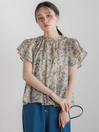 Droite Lautreamont/ドロワット ロートレアモン Droite lautreamont 【WEB限定】フラワープリントブラウス≪手洗い可能≫/508294666