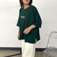 CRB/シーアールビー CRB ロゴ箔プリントBIGTシャツ/508294784
