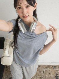 RETRO GIRL/レトロガール RETRO GIRL ドレープラメカットソー/508294835