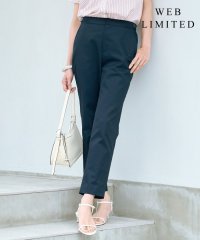 J.PRESS LADIES/【WEB限定・洗える】シャンブレーサテン テーパード パンツ/508295369