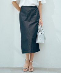 J.PRESS LADIES/【洗える】シャンブレーサテン ナロー スカート/508295373