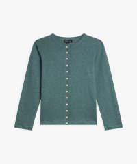 agnes b. FEMME/リネン 長袖 カーディガンプレッション "Le Petit"/508227233