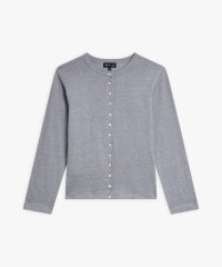 agnes b. FEMME/リネン 長袖 カーディガンプレッション "Le Petit"/508227234