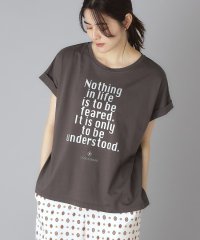 DRESSTERIOR/箔PTドルマンスリーブロゴTシャツ/508294387
