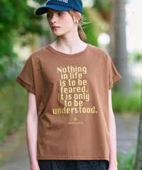 DRESSTERIOR/箔PTドルマンスリーブロゴTシャツ/508294387