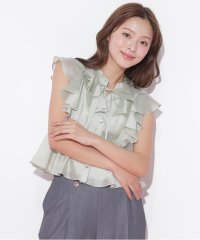 JILL by JILL STUART/ペプラムラッフルブラウス/508295583