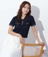 JILL by JILL STUART/ステッチポロニット/508295588