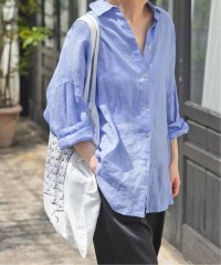Spick & Span/《追加3》80リネンカシュクールビッグシャツ/508295708
