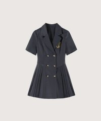 LA POMME petit/ラポミ プチ LA POMME petit Preppy Pleats Jacket Dress/508295724