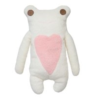 cinemacollection/シネマコレクション cinemacollection フモフモさん プラッシュドール ぬいぐるみ Mサイズ ハートトゥハート2 けろーにょ 白 シナダグローバル/508296084