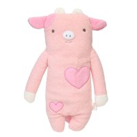 cinemacollection/シネマコレクション cinemacollection フモフモさん プラッシュドール ぬいぐるみ Mサイズ ハートトゥハート2 うーも ピンク シナダグローバル/508296086