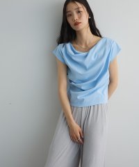 Green Parks/グリーン パークス Green Parks ドレープオフショルフレンチ袖Tシャツ/508296402
