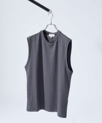 ABAHOUSE/【ストレッチテレコ】ノースリーブ クルーネック Tシャツ / タンクトップ/508296419