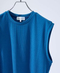 ABAHOUSE/【ストレッチテレコ】ノースリーブ クルーネック Tシャツ / タンクトップ/508296419