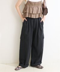 B.C STOCK/《予約》ウォッシャブル / ソフモアバックサテンバギーカーゴパンツ/508296429