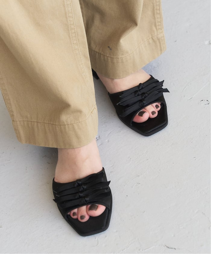 LE TALON スポーツサンダル〈black〉 LE TALON 「LE TALON」 ヒールサンダル 24.5cm ブラックミックス