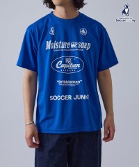 JUNRed/【SOCCERJUNKY/サッカージャンキー】MOISTURE SOAP ワークアウトTEE 25SS/508297037
