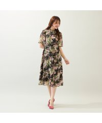 Rose Tiara(L SIZE)/【手洗いOK】アンティークローズプリントワンピース/508297377