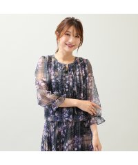 Rose Tiara(L SIZE)/【人気デザイン】【手洗いOK】バルーンヘムブラウス/508297381
