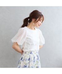 Rose Tiara(L SIZE)/【接触冷感/手洗い可】ボリューム袖カットソー/508297387