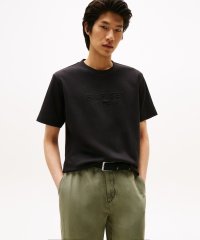 TOMMY HILFIGER/トミー ヒルフィガー TOMMY HILFIGER ピケインターロックエンボスTシャツ/508297416