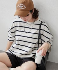 NICE CLAUP/OLIVE des OLIVE OUTLET/【NUNIFE】マルチボーダーBIGT/508297441