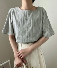 LAUIR/ラウアー LAUIR バックスリットコットンレースブラウス/508297497