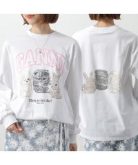 GANNI/ガニー GANNI GANNI ロンT Re－cut Heavy Jersey Animals Long sleeve T4275/508297529