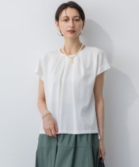NIJYUSANKU（LARGE SIZE）/【接触冷感/洗える】ツイストコットンプレーティング タックデザイン カットソー/508297701