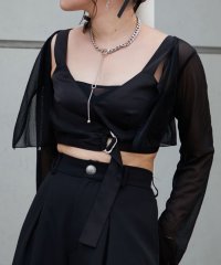 NICE CLAUP/OLIVE des OLIVE OUTLET/【Mavie..7】アシンメトリーサテンビスチェ/508297784