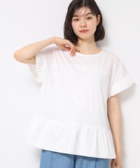 Dessin/【洗える】ラッフルドッキングカットソー/508297856