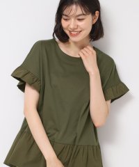 Dessin/【洗える】ラッフルドッキングカットソー/508297856