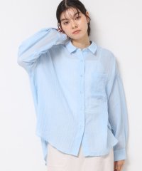Dessin/【洗える】シアーシャンブレーシャツ/508297868