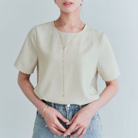KiraKiraShop/キラキラショップ KiraKiraShop トップス《バックファスナーシフォンTシャツ 全5色 4サイズ》 ［jht0003］/508298036